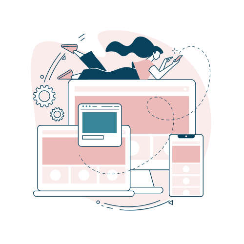 Grafik UI/UX Design und Research